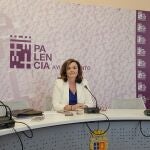 Sonia Lalanda durante la rueda de prensa