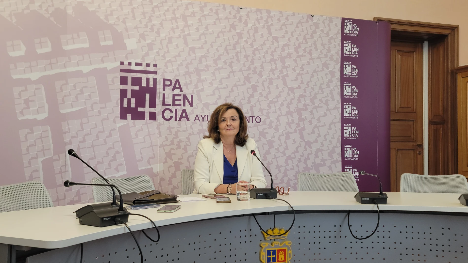 Sonia Lalanda durante la rueda de prensa