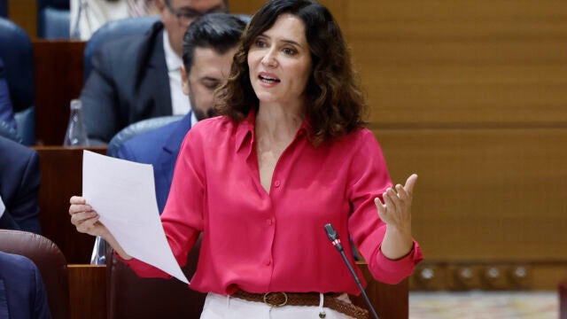 Pleno en la Asamblea de Madrid