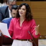 Pleno en la Asamblea de Madrid