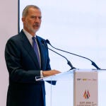 El rey Felipe VI participa en un desayuno de trabajo con empresarios egipcios y españoles en El Cairo con motivo de su viaje oficial al país