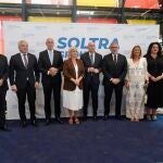 Campillo / ICAL . La consejera de Industria, Comercio y Empleo, Leticia García, clausura la Gala del 25 aniversario de Soltra, a la que también asisten el presidente de las Cortes de Castilla y León, Carlos Pollán; el delegado del Gobierno, Nicanor Sen y el alcalde de León, José Antonio Diez.
