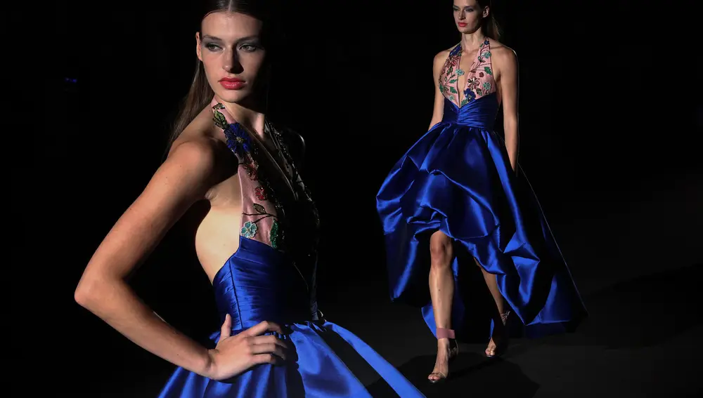 Desfile de Hannibal Laguna en la MBFW-Madrid