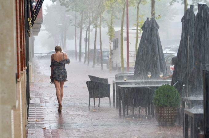 Fuerte tormenta en Valladolid