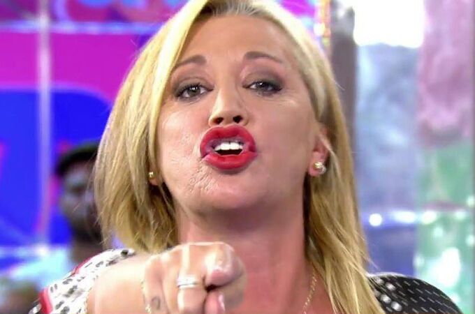 Belén Esteban, muy enfadada