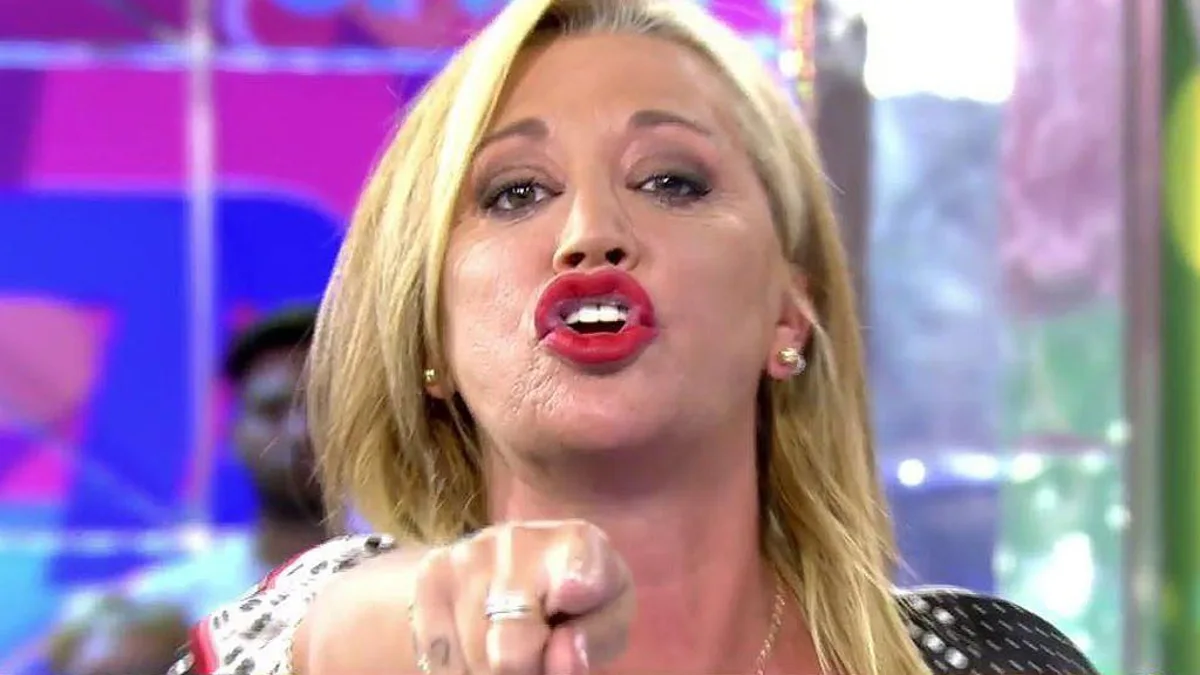 Belén Esteban, muy enfadada