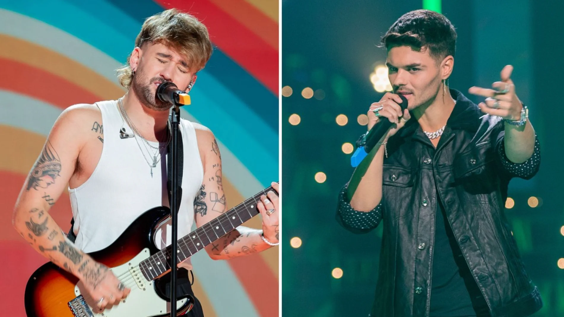 Dani Fernández y Abraham Mateo