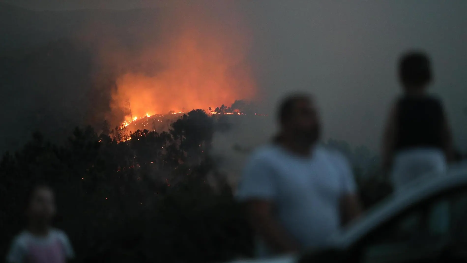 Imagen de archivo de uno de los incendios de este verano.