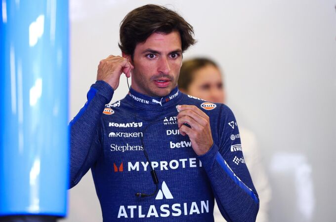 Carlos Sainz, en Bakú