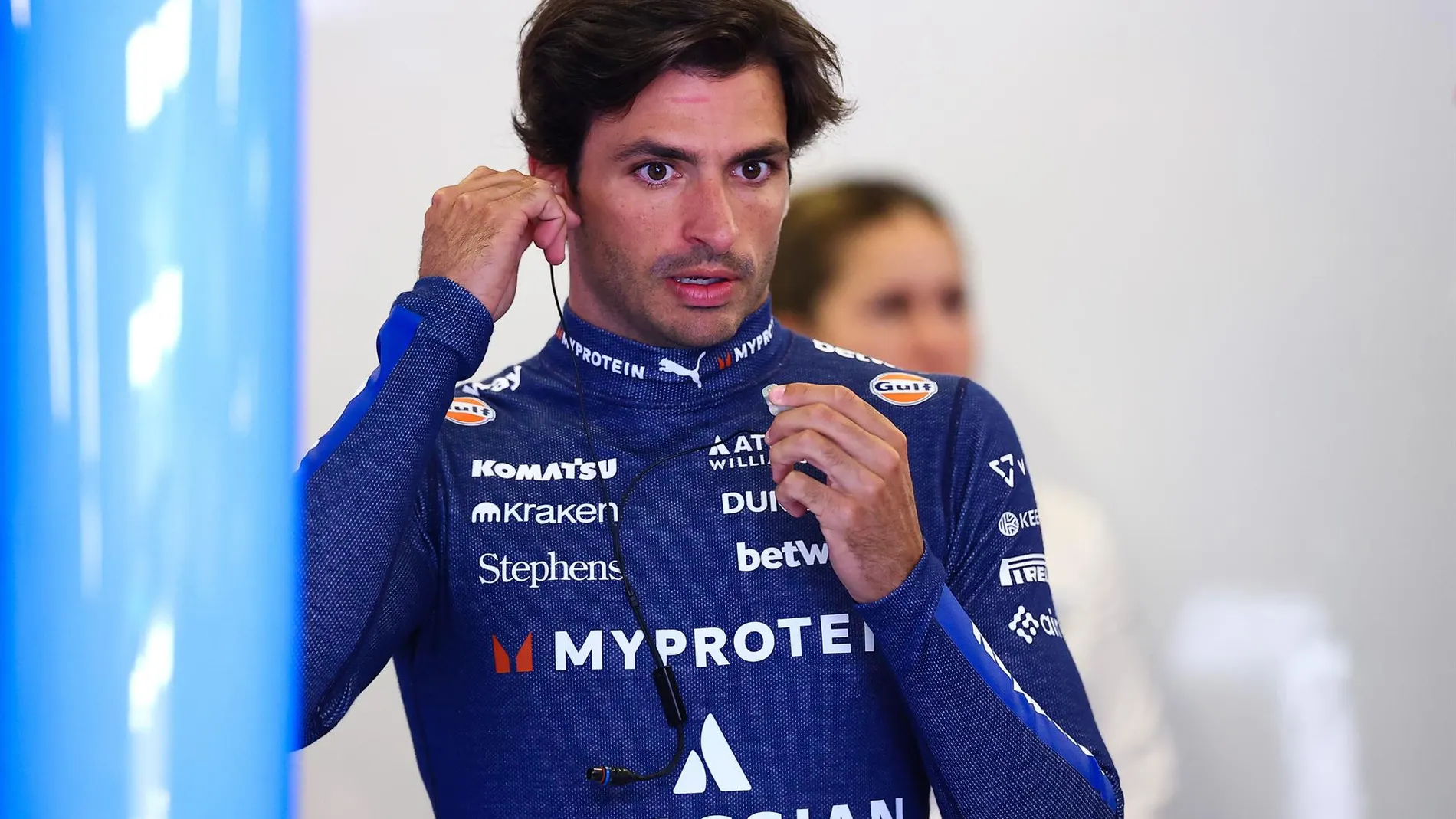 Carlos Sainz, en Bakú