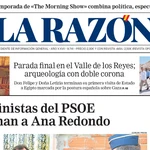 Portada de LA RAZÓN del sábado 20 de septiembre de 2025