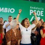 La candidata a la Presidencia de la Junta de Andalucía, secretaria regional del PSOE andaluz y vicepresidenta primera del Gobierno, María Jesús Montero