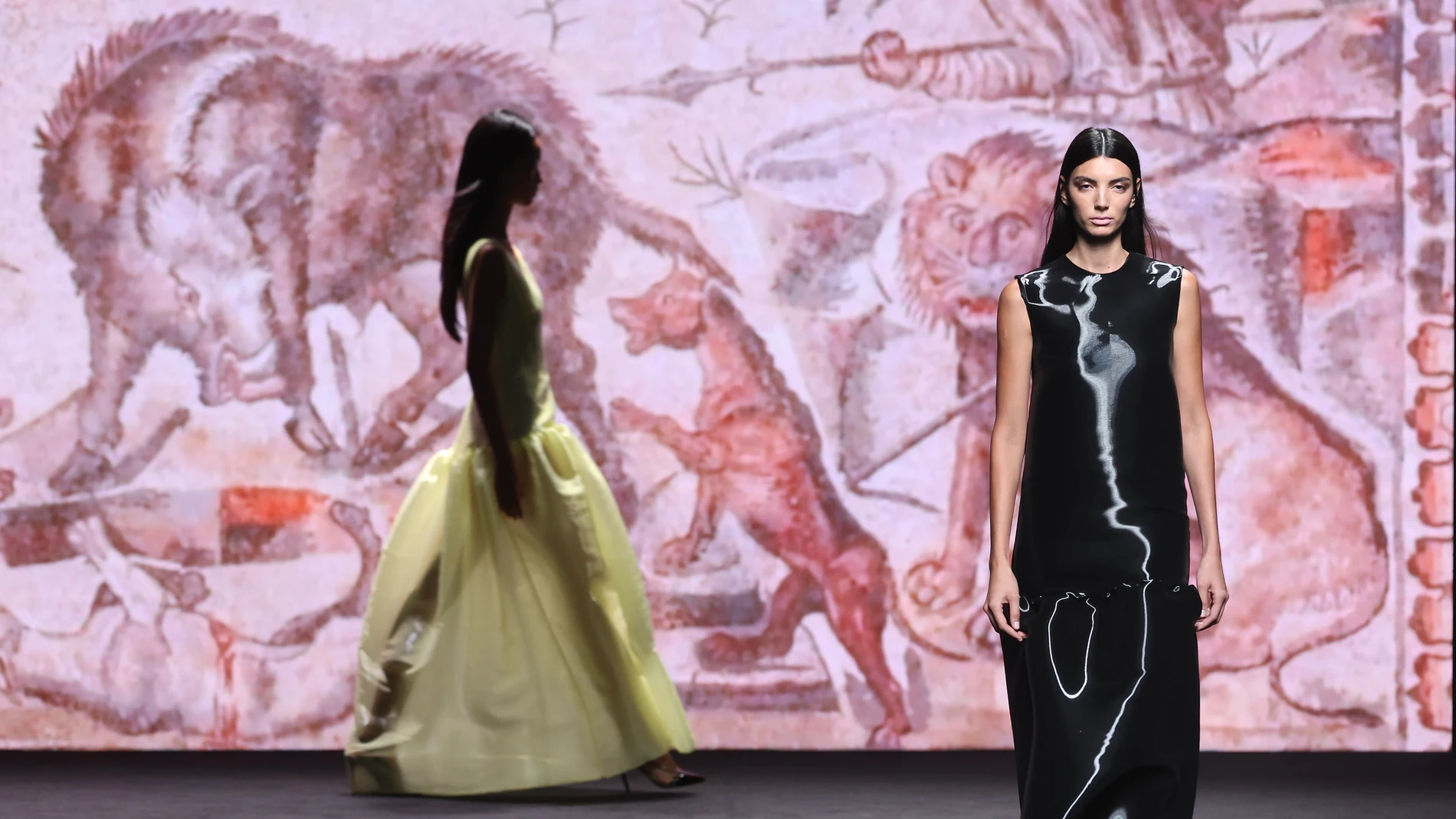 Desfile de la diseñadora salmantina Fely Campo en la Mercedes-Benz Fashion Week