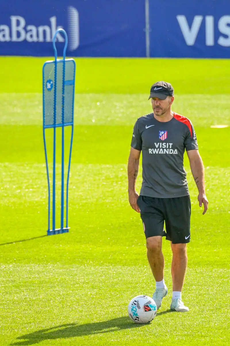 Entrenamiento del Atlético de Madrid