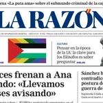 La portada de LA RAZÓN de este domingo 21 de septiembre de 2025