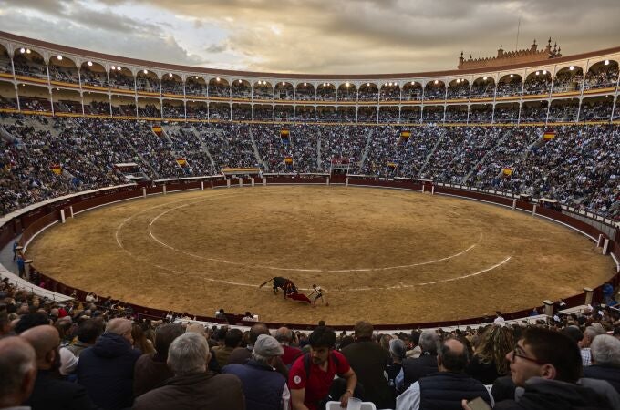 Vista panorámica de la Plaza de Las Ventas, durante la Feria San Isidro.