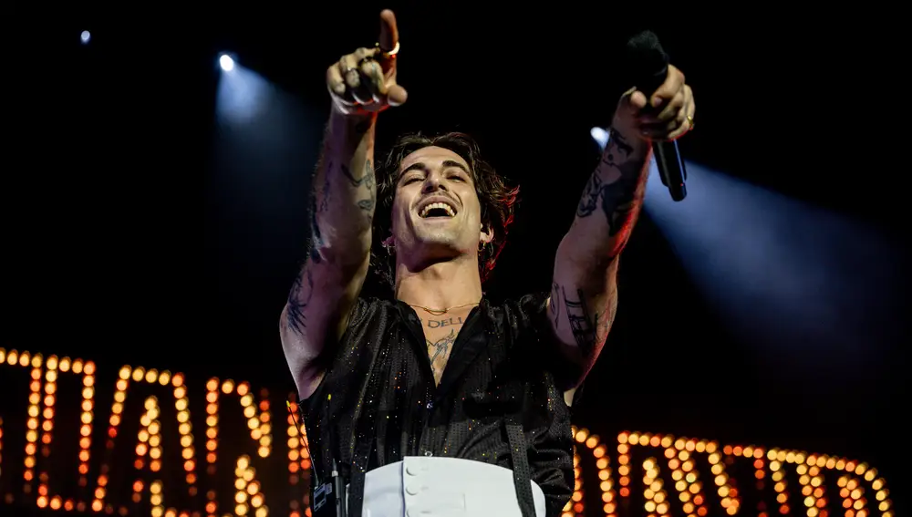 Damiano David actúa en el Movistar Arena de Madrid
