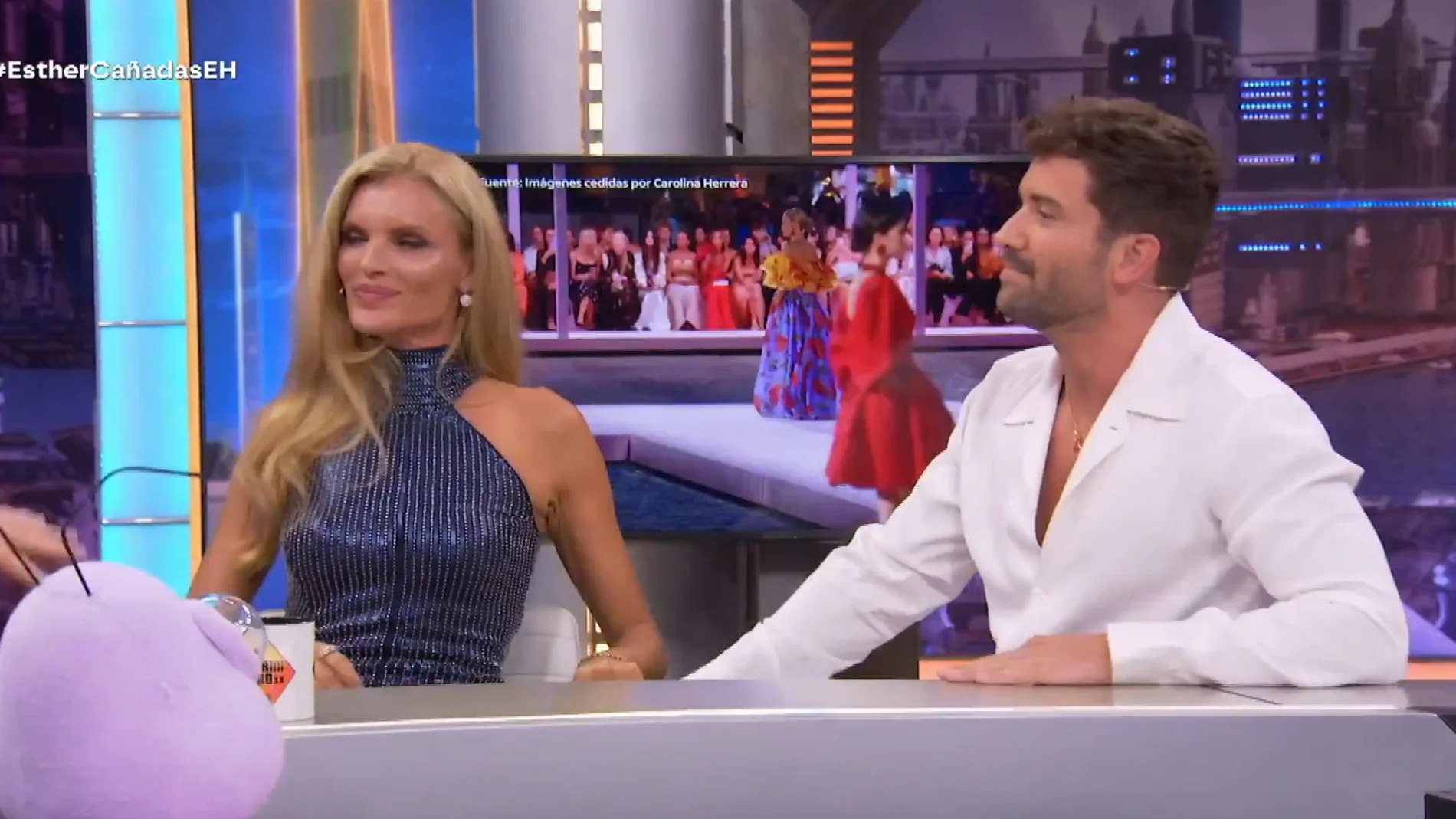 Esther Cañadas y Pablo Alborán en 'El Hormiguero'
