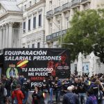 Funcionarios de prisiones protestan mañana desde la sede del PSOE al Congreso por los "incumplimientos" de Marlaska