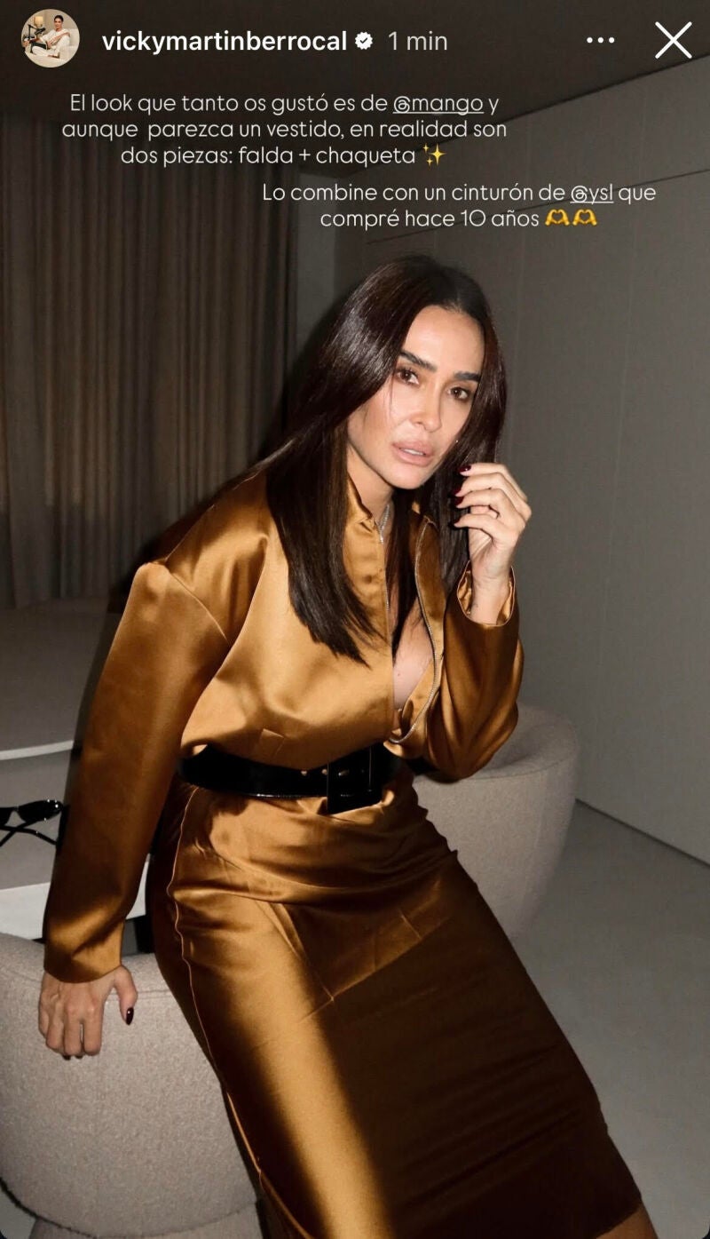 El look de Vicky Martín Berrocal.