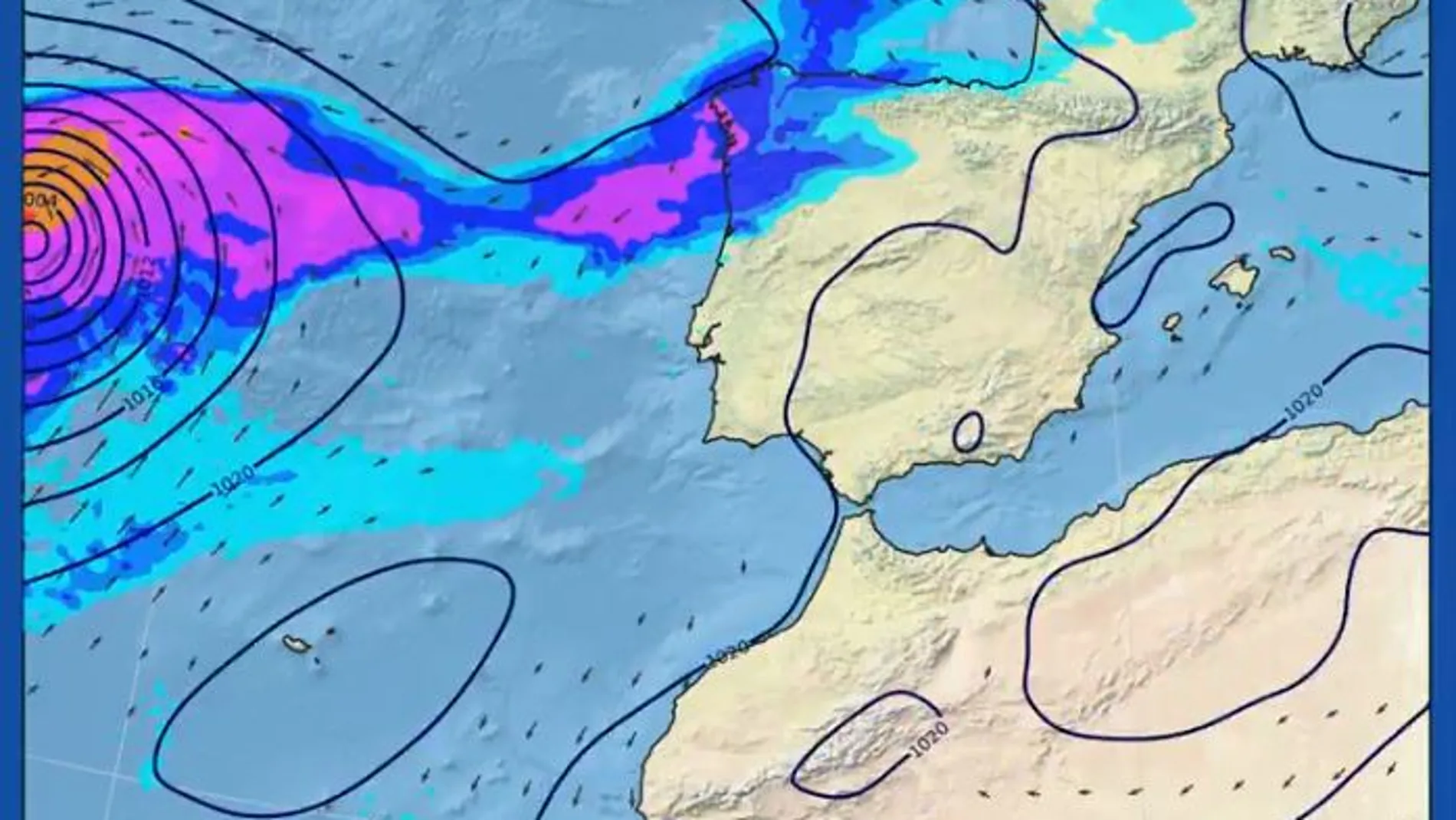 De lunes a miércoles: ambiente fresco con chubascos en Baleares, extremo norte y sureste peninsular