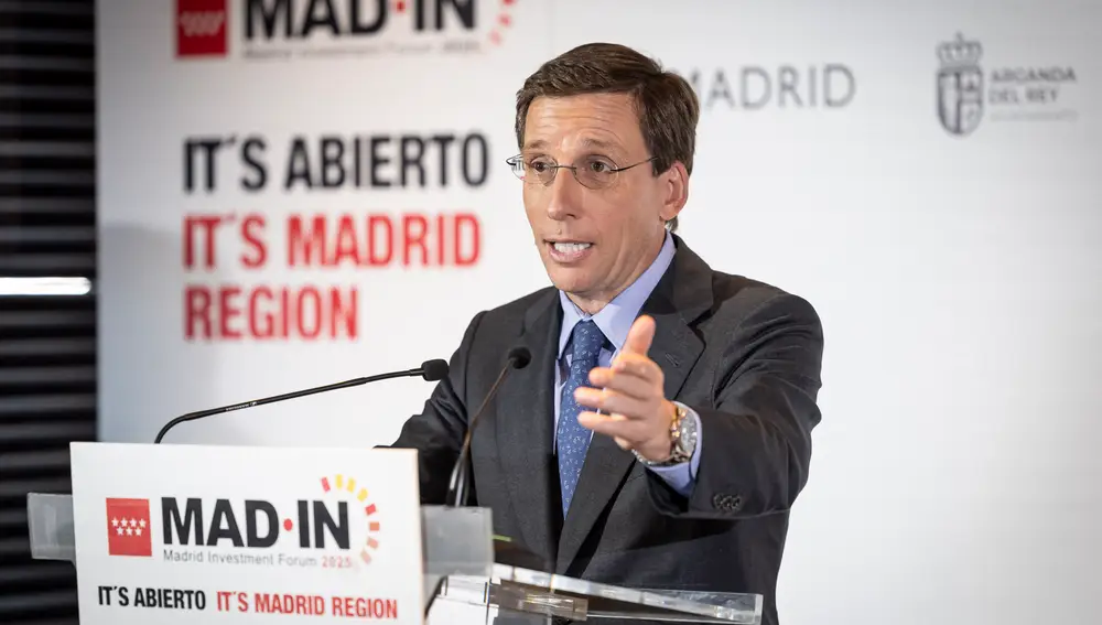 José Luis Martínez-Almeida, durante la clausura del acto