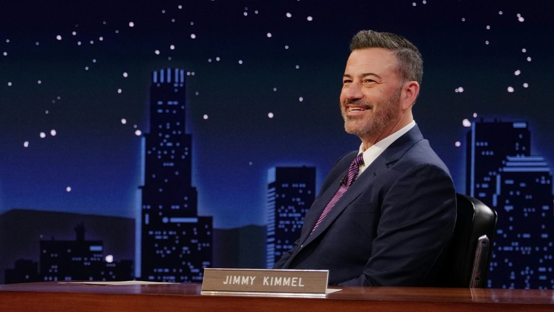 Jimmy Kimmel durante una emisión de su programa