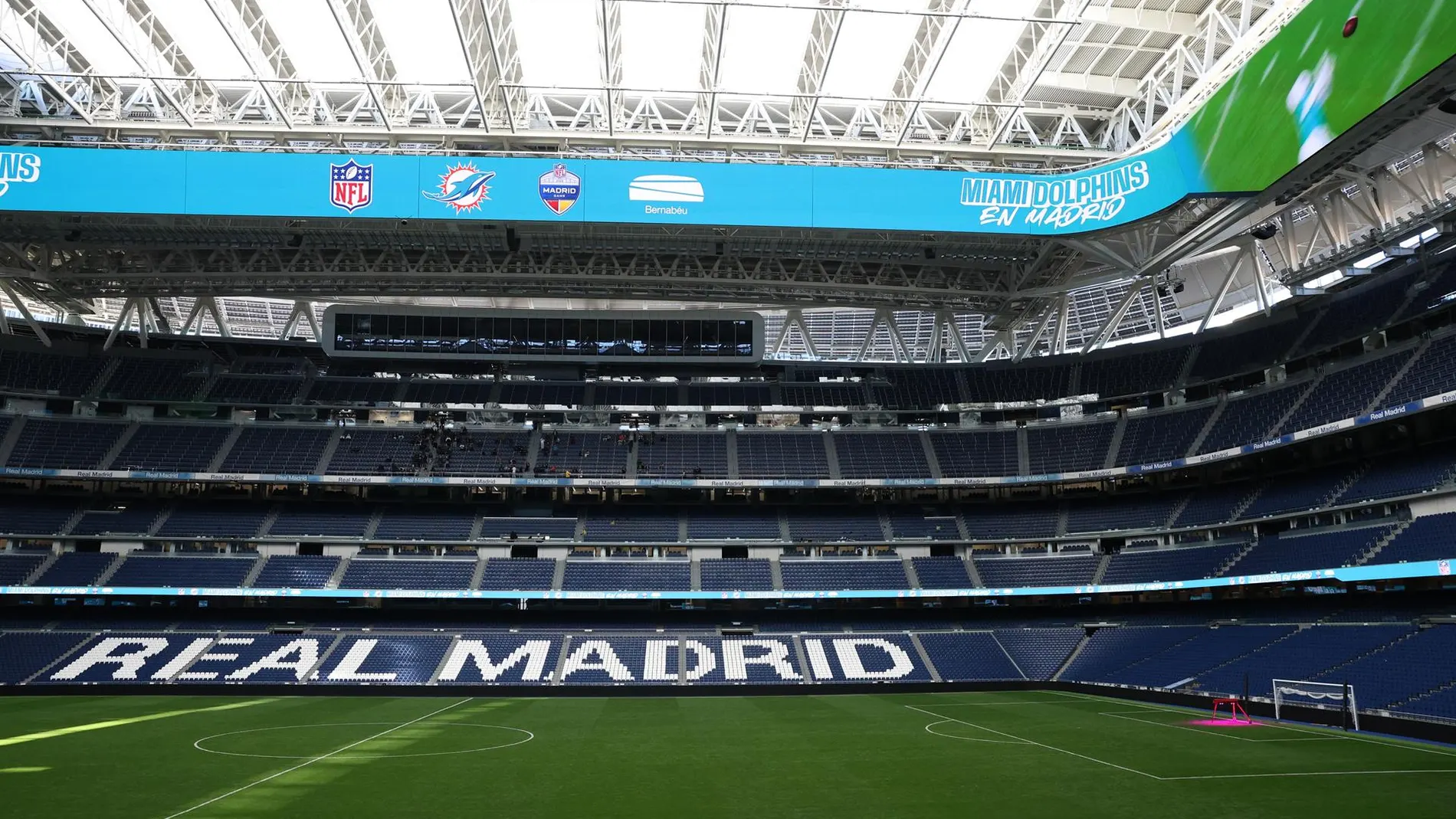 NFL.- La NFL se muestra "emocionada" por jugar en "estadios tan emblemáticos" como el Santiago Bernabéu