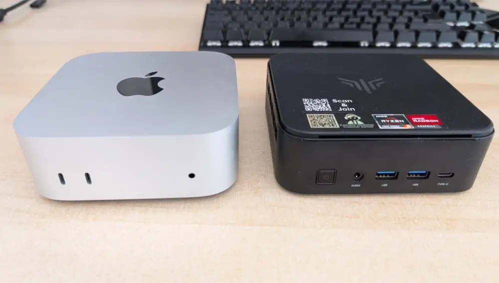 El NiPoGi E3B es tan pequeño y compacto como el Mac mini con chip M4
