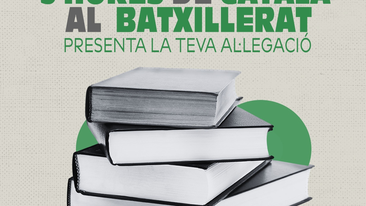 El independentismo radical quiere imponer más horas de clase de catalán en las escuelas