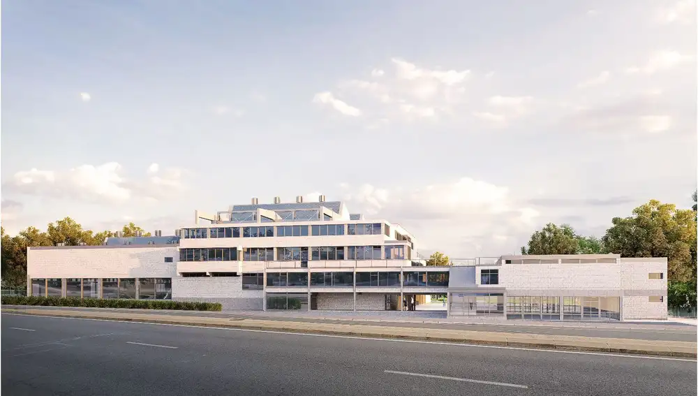 Plano general del edificio remodelado
