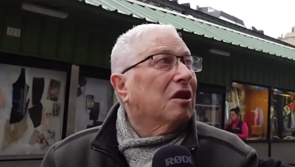 La emoción de uno de los entrevistados