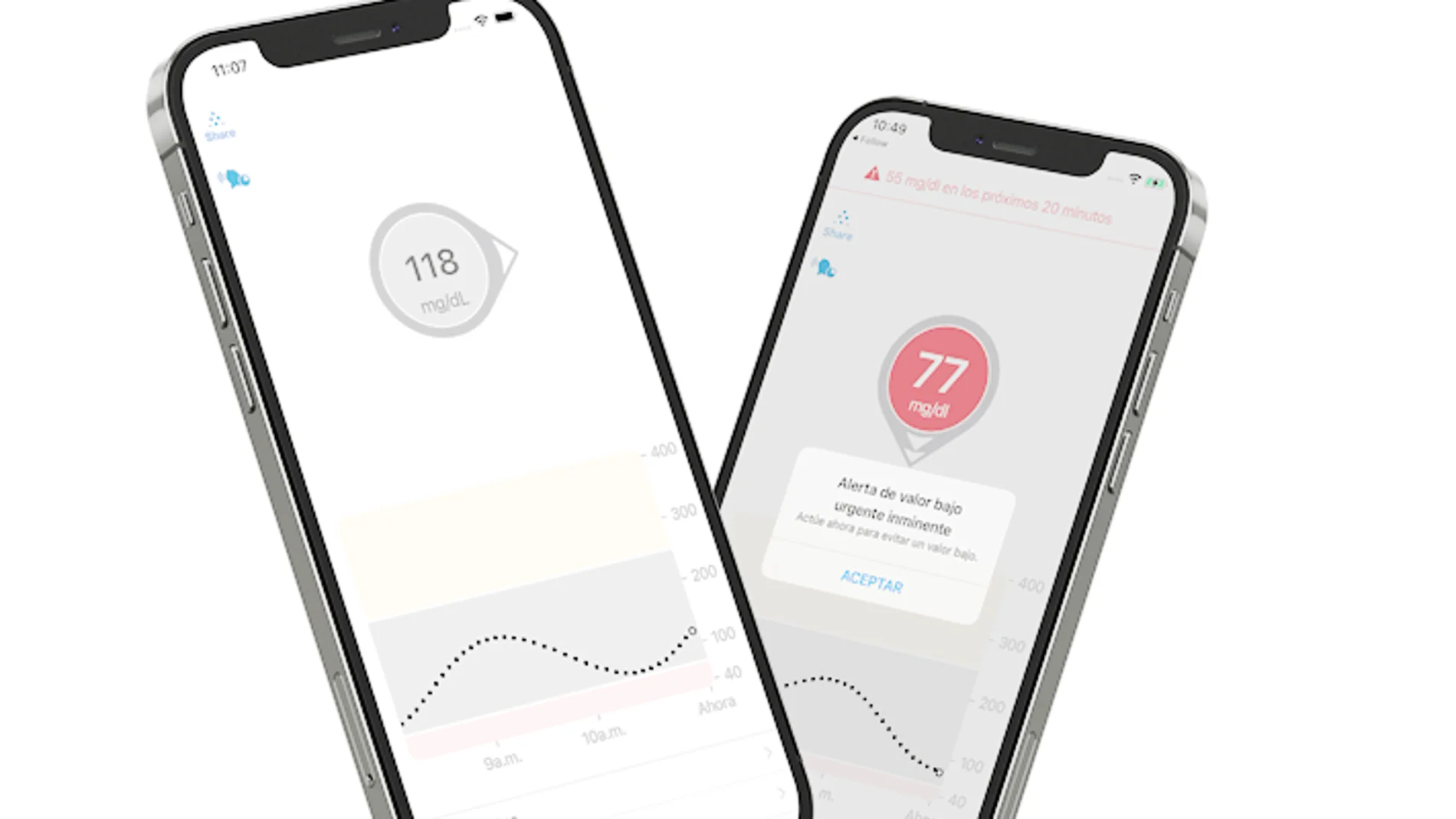 La AEMPS informa de un error en las versiones 1.11.2 y 1.12.0 de la aplicación Dexcom G6 para iOS