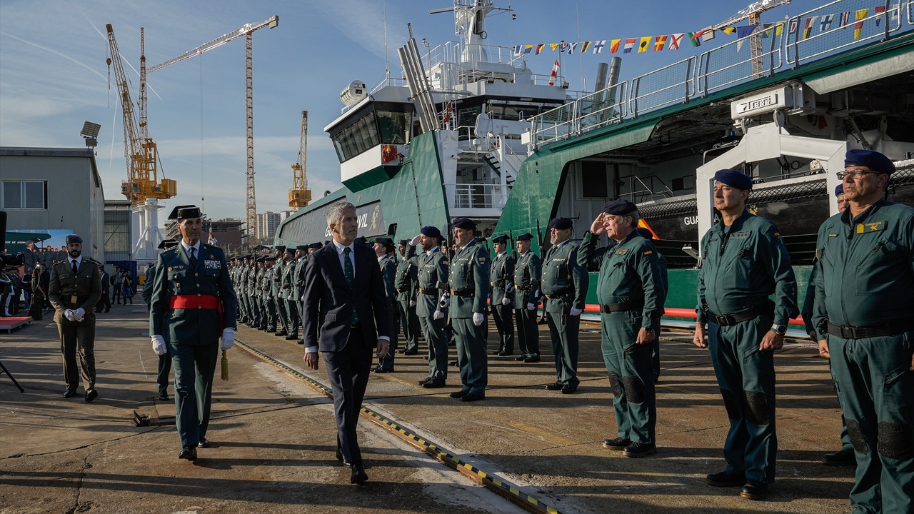 El 'Duque de Ahumada', nuevo buque oceánico para la Guardia Civil en el Estrecho