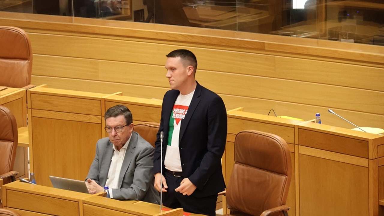 Polémica en el Parlamento de Galicia por un minuto de silencio sobre "el genocidio" en Gaza