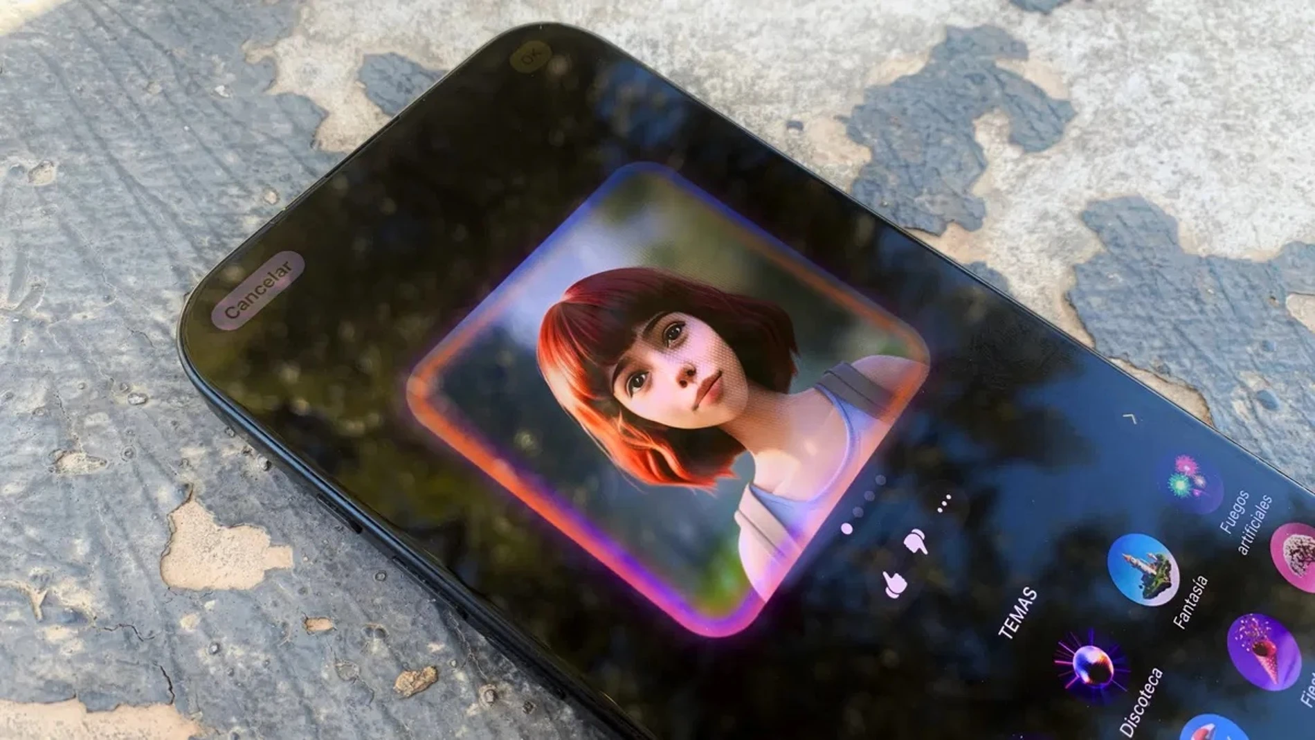 Image Playground en un iPhone