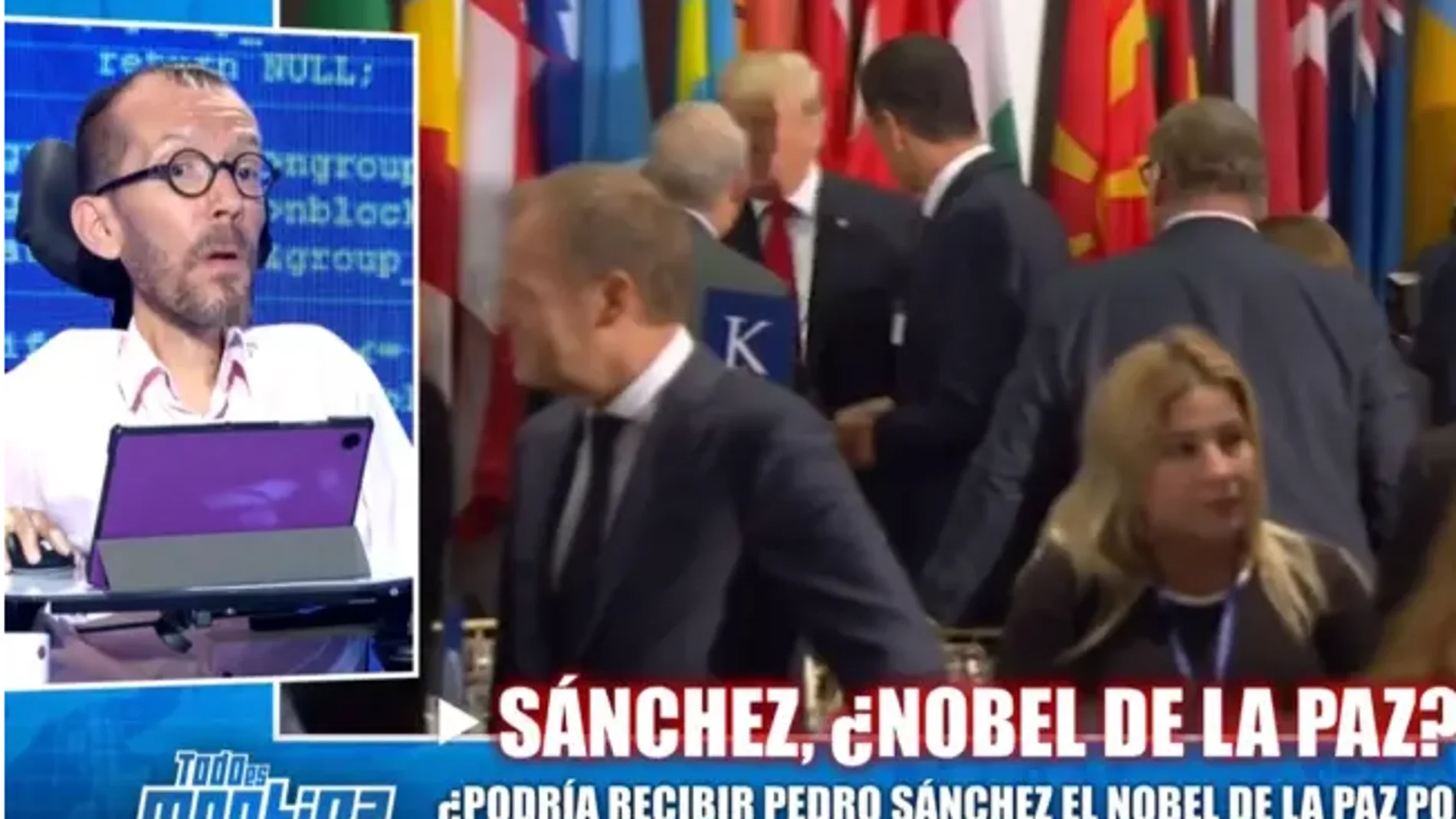 Pablo Echenique en 'Todo es Mentira' de Cuatro