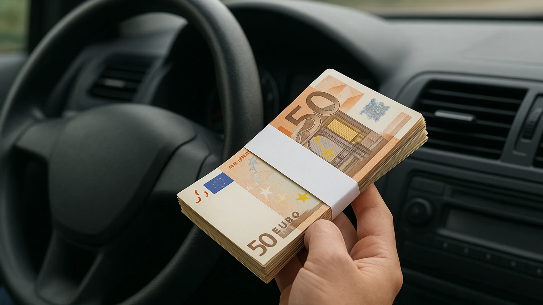 ¿Está permitido llevar dinero en efectivo en el coche? Esto dice la ley