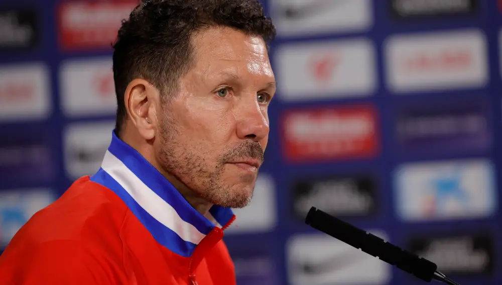 Rueda de prensa tras el entrenamiento del Atlético de Madrid