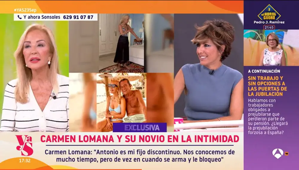 Carmen Lomana en "Y ahora Sonsoles"