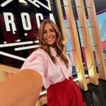 El look de Nuria Roca. El look de Nuria Roca.