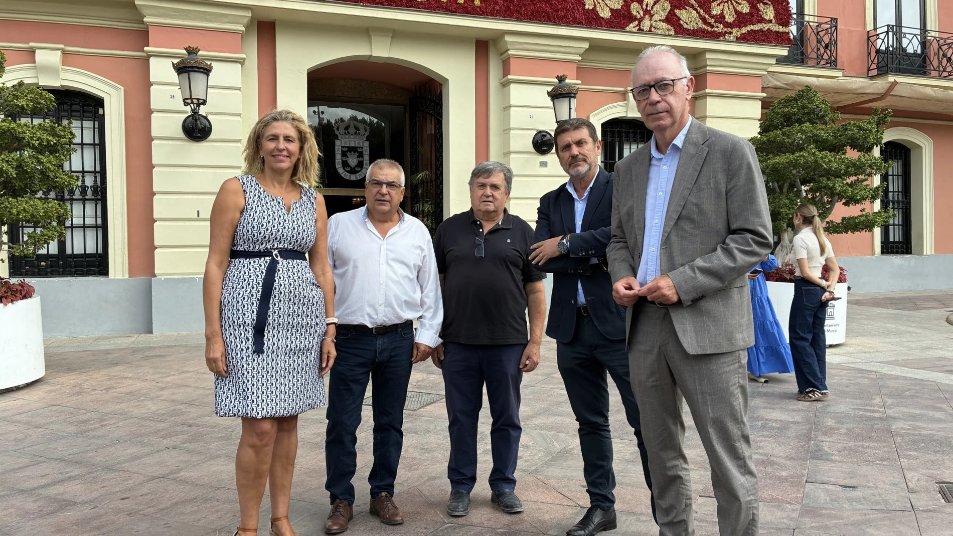 Los ediles del PP que han exigido en el Ayuntamiento de Murcia la presa de Tabala