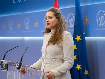 La portavoz del PP en el Congreso, Ester Muñoz, este martes en rueda de prensa La portavoz del PP en el Congreso, Ester Muñoz, este martes en rueda de prensa