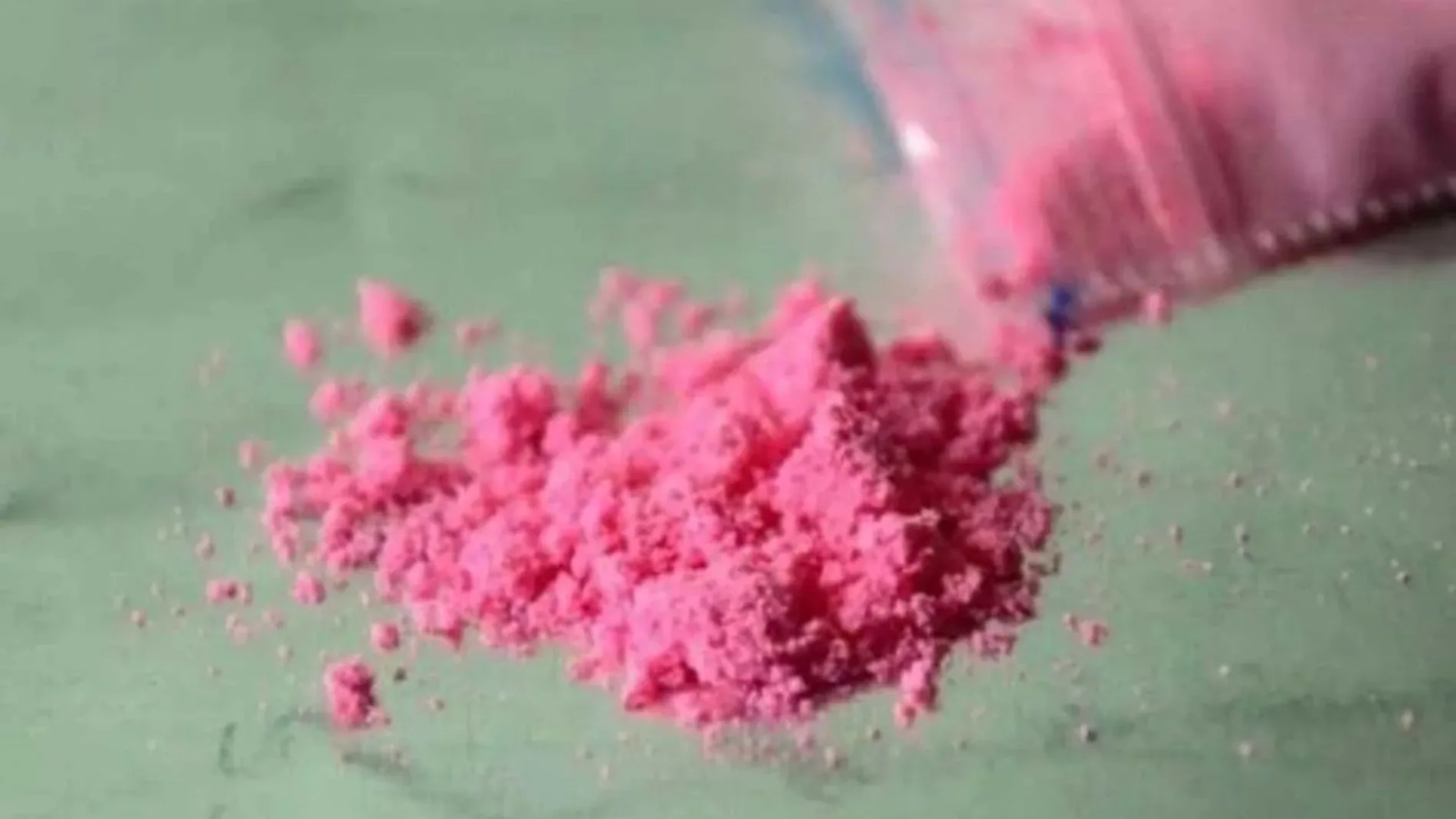 Bolsa de cocaína rosa