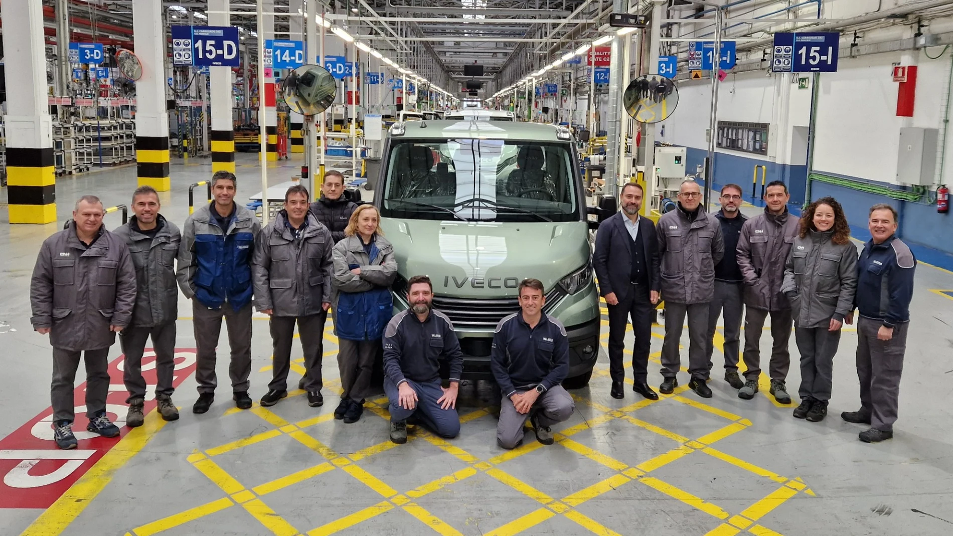 Fábrica y trabajadores de IVECO en Valladolid