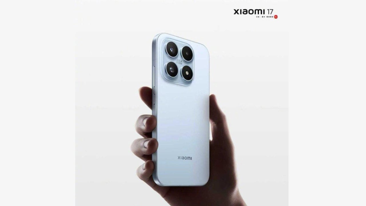 La parte trasera del nuevo Xiaomi 17 en su acabado blanco