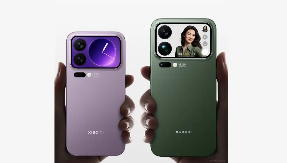 El Xiaomi 17 Pro en su nuevo color morado y el Xiaomi 17 Pro Max en su exclusivo color 'verde bosque'