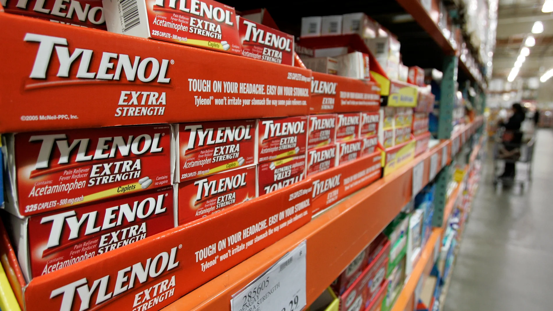 Venta de Tylenol en un supermercado de EE UU