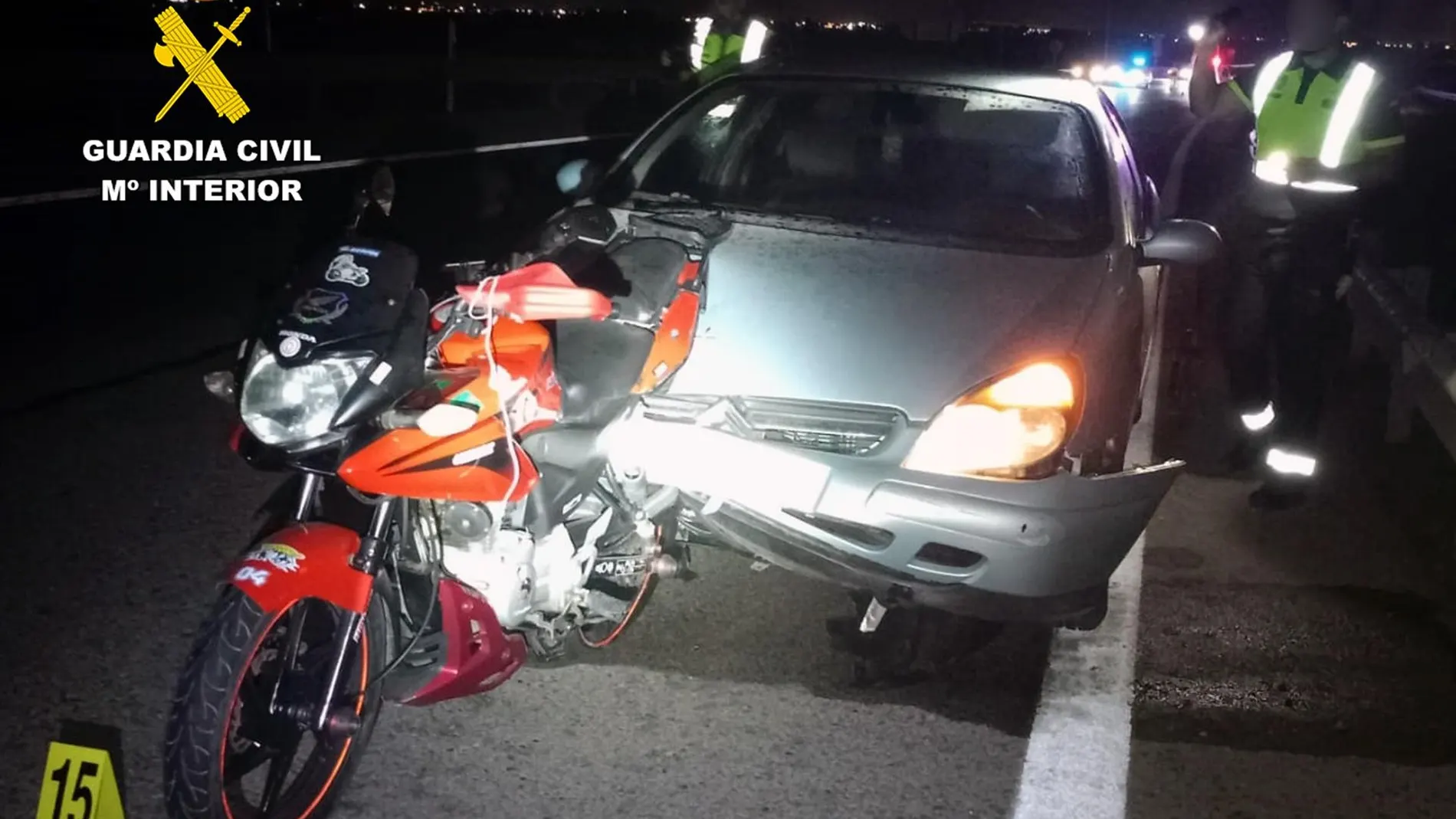 MURCIA.-Sucesos.- La Guardia Civil investiga al conductor de un turismo involucrado en un accidente mortal en la AP-7