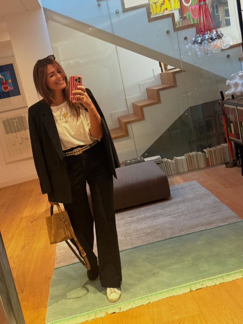 El look de Nuria Roca.